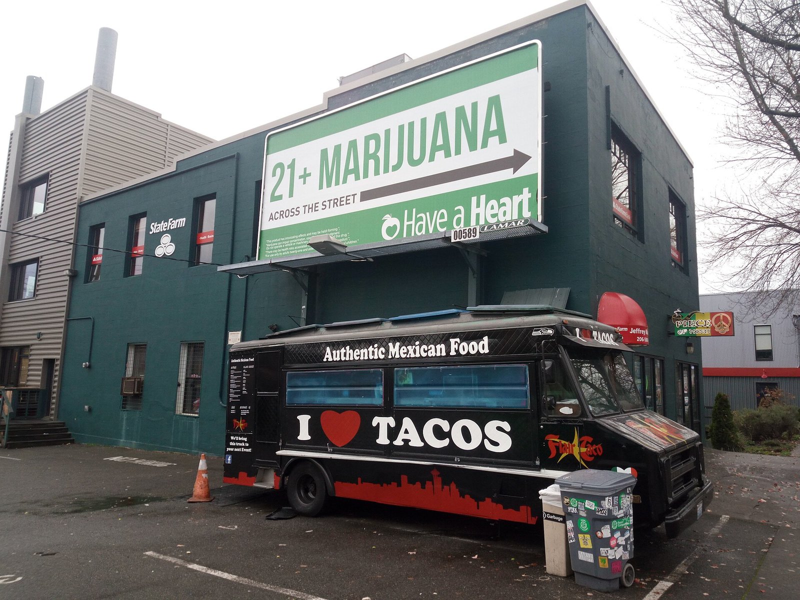 Billboard on a Seattle street